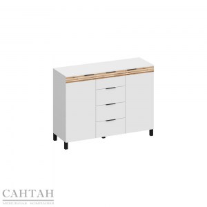 Нао КМ-4104 Комод 4 ящика 2 дверки